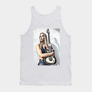 Beauty and Guitar 1 Tank Top